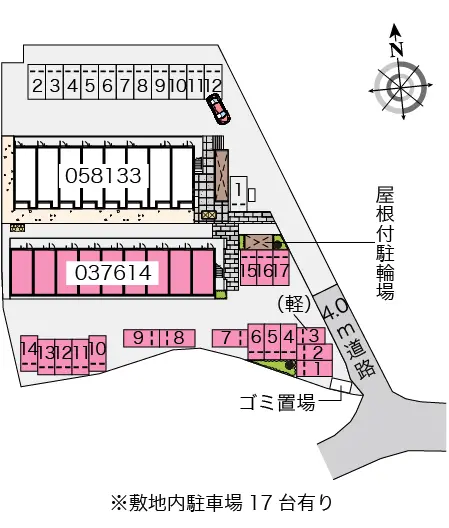 ★手数料０円★鳥栖市鎗田町 月極駐車場